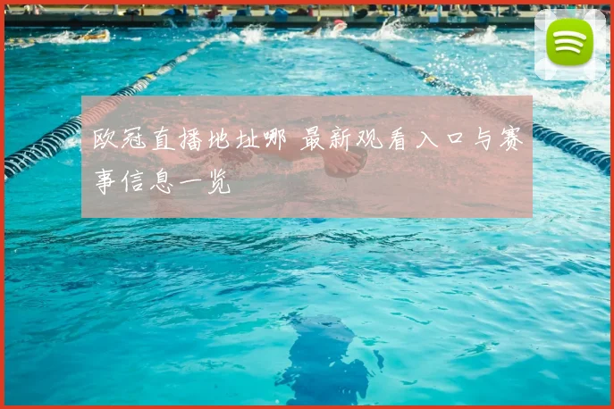 欧冠直播地址哪 最新观看入口与赛事信息一览